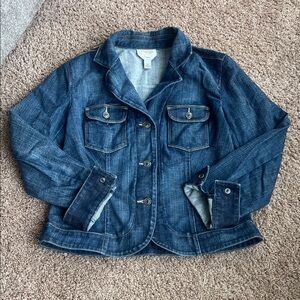 Talbots Dark Blue Jean Jacket